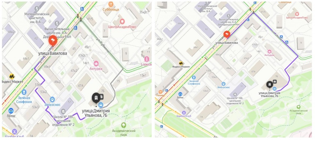 схема проезда